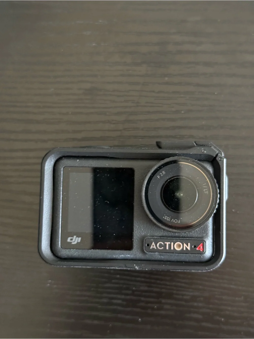 DJI Action 4 Action Camera - Black with Red Accent